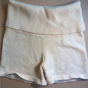 Pink Knit Lounge Shorts Size Small Cozy Soft Pajama Casual Stretchy